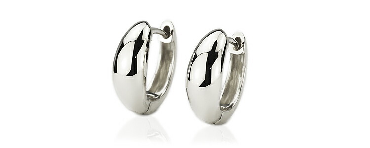 楽天市場】プラチナ中折れ式フープピアス(11mmスピンドル、日本製