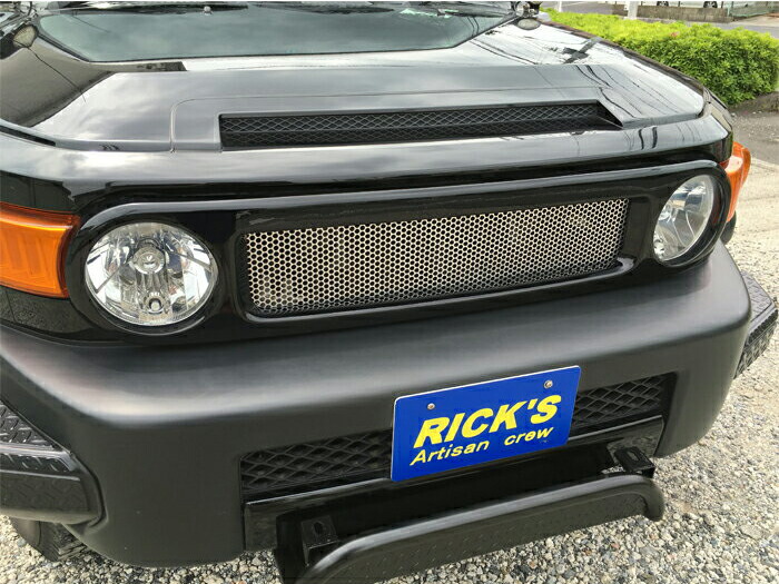 楽天市場】RICK'S フロントグリル TYPE-E アルミサークルパンチング