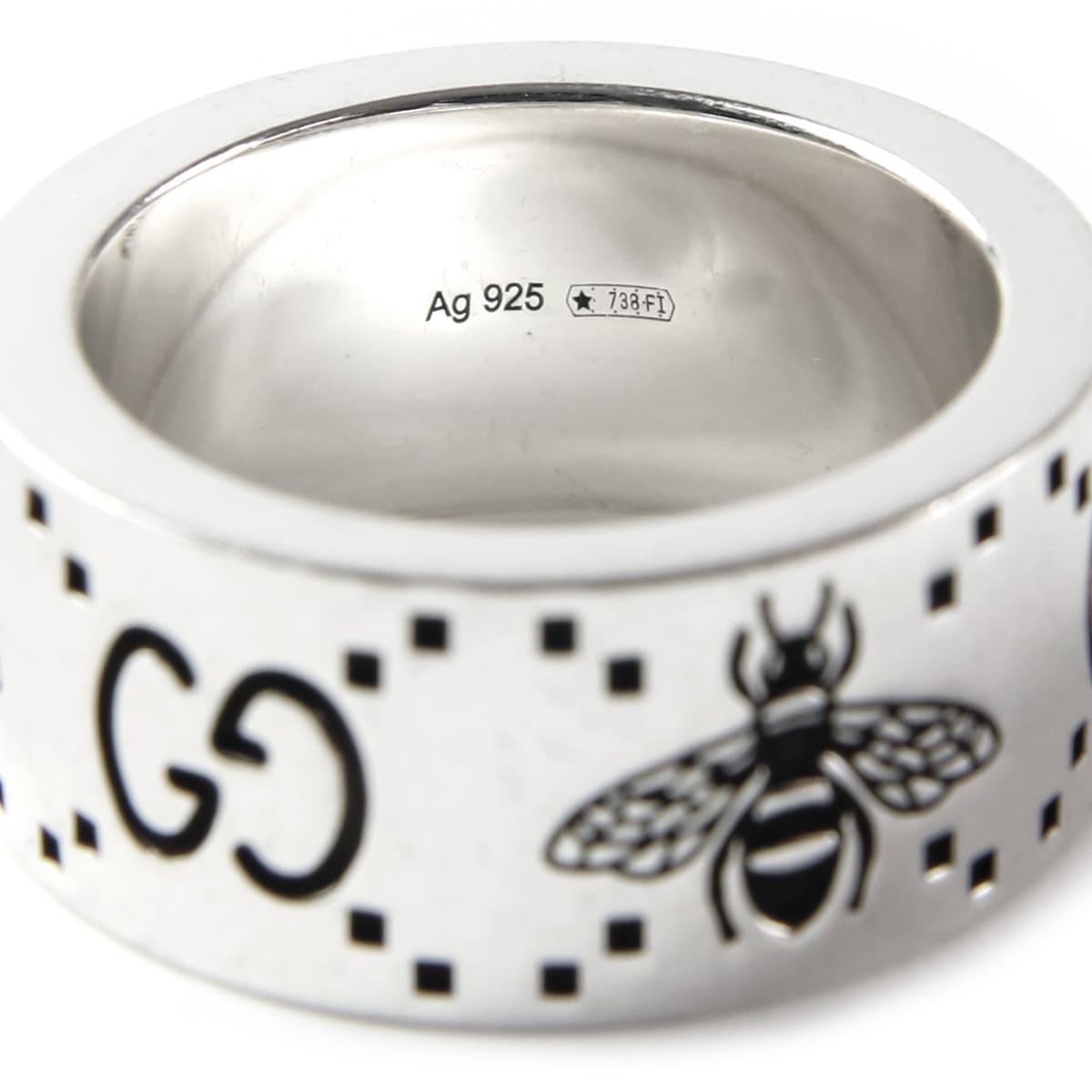 楽天市場】グッチ 指輪 メンズ シルバー 正規品 GUCCI リング 指輪