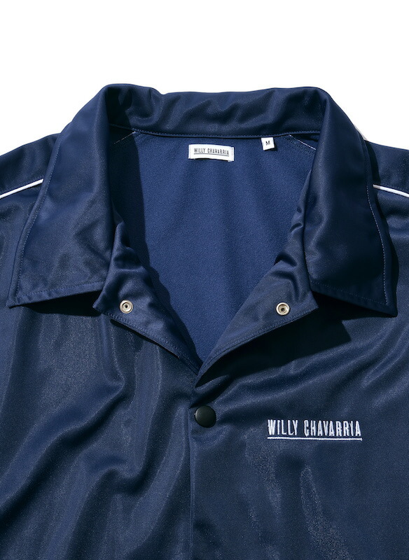 楽天市場】WILLY CHAVARRIA / MONSTER PUFFER TRACK JACKET NAVY