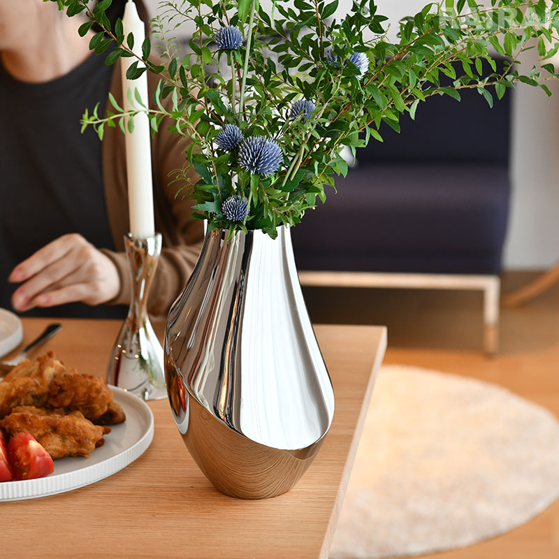 楽天市場】ジョージジェンセン ベース M 23cm フローラ Georg Jensen