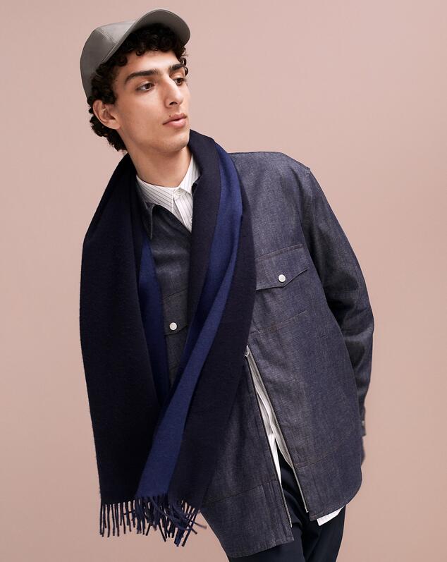 楽天市場】HERMES カシミヤマフラー ”レクトヴェルソ” H393800