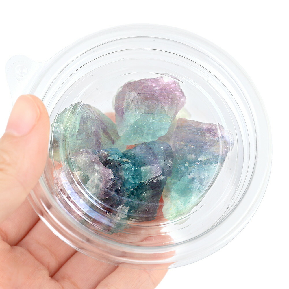 楽天市場】形状お任せ レインボーフローライト（蛍石） 100g 鉱物