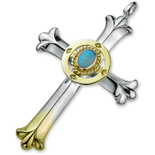 楽天市場】【鷲見太郎 Pendant ペンダント】クロスK18YGトップ