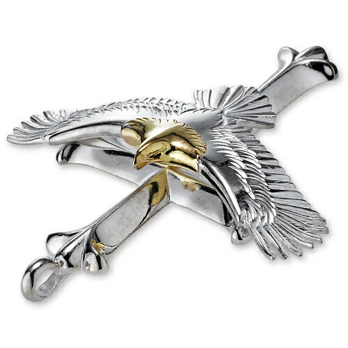 楽天市場】【鷲見太郎 Pendant ペンダント】クロスペンダントw/K18