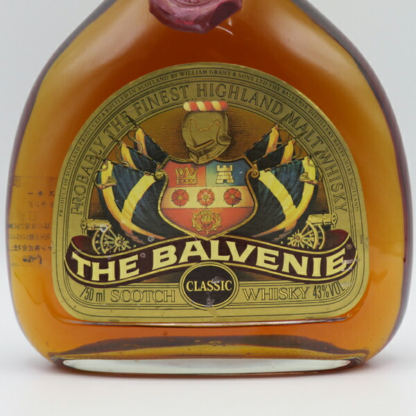 楽天市場】【レトロ】ザ・バルヴェニー18年 クラシック 43度 750ml