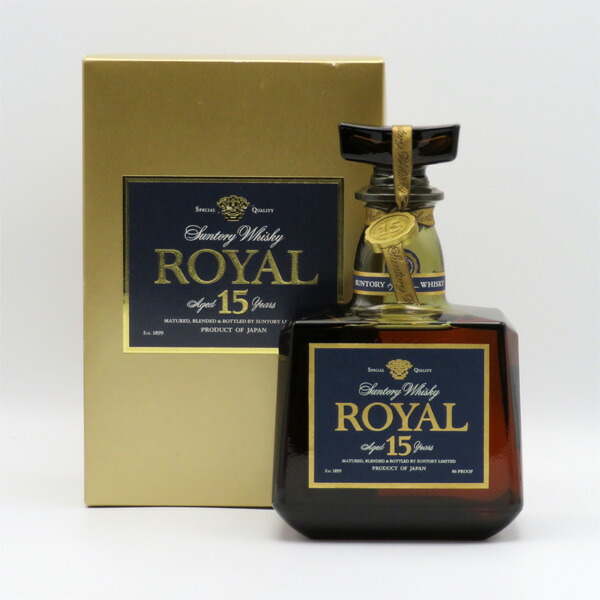 楽天市場】【レトロ】サントリーウイスキー ローヤル15年 ブルーラベル