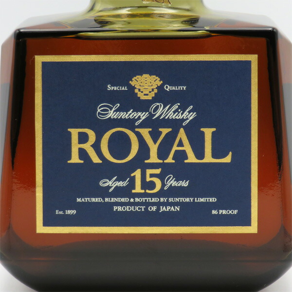 楽天市場】【レトロ】サントリーウイスキー ローヤル15年 ブルーラベル