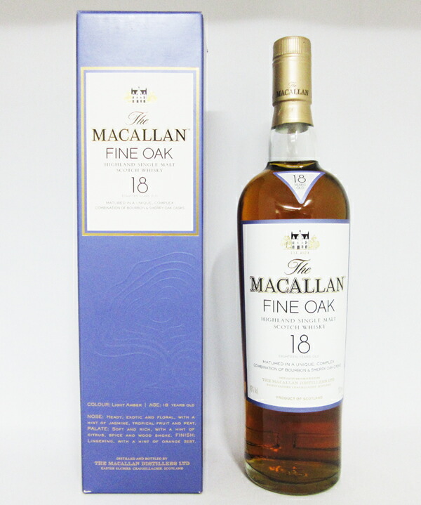 楽天市場】【レトロ】【終売品】マッカラン18年 ファインオーク 43度