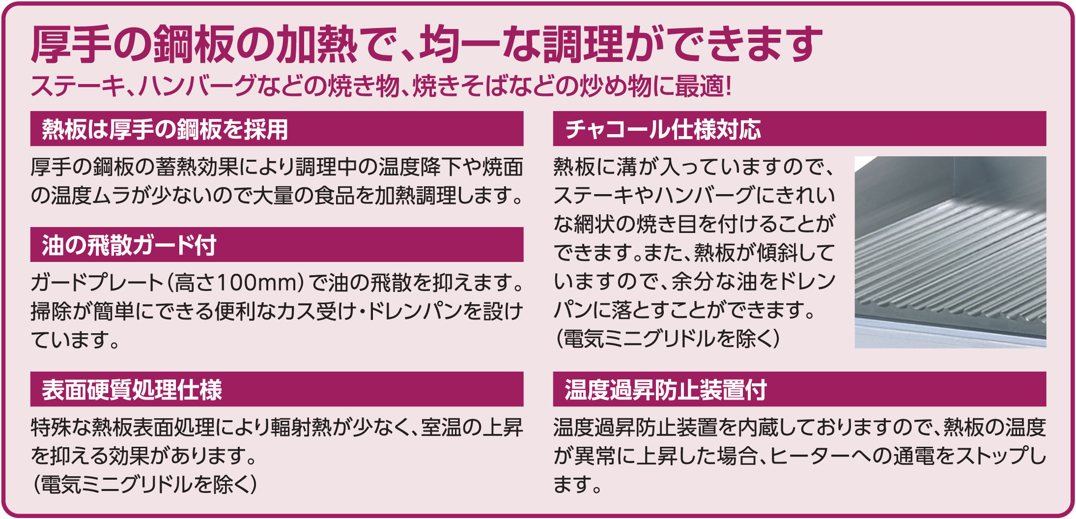 楽天市場】MTEG-3 ニチワ電機 電気ミニグリドル 電気グリドル アナログ