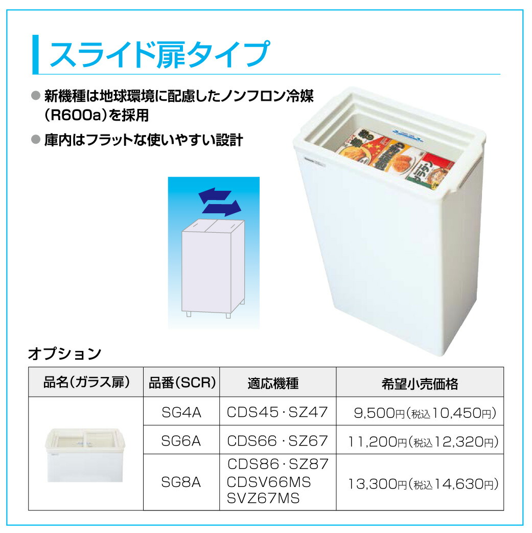 楽天市場】SCR-SZ47 パナソニック 冷凍ストッカー 冷凍ショーケース