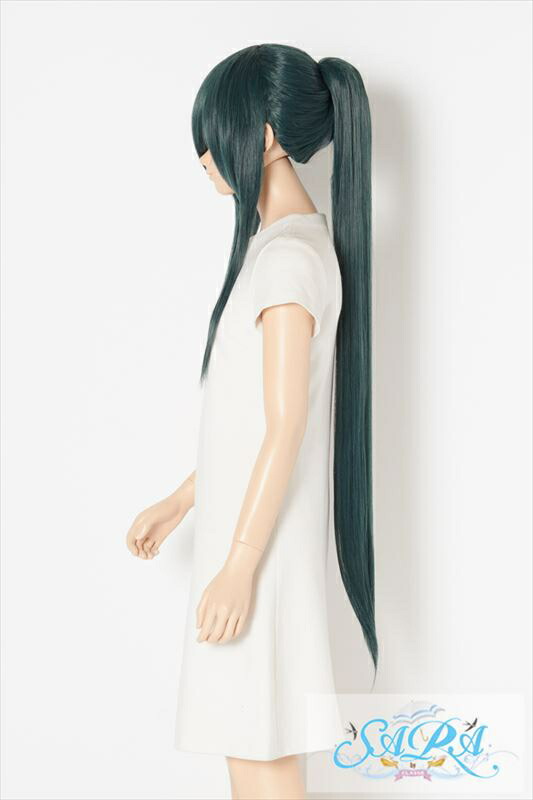 楽天市場】[クラッセ] ウィッグ ポニーテール ディープミント コスプレ