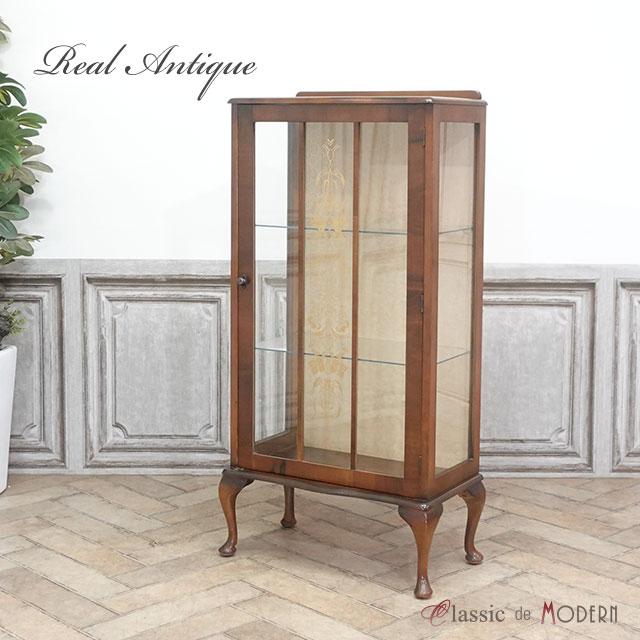 楽天市場】アンティーク キャビネット アンティーク家具 飾り棚 ショー