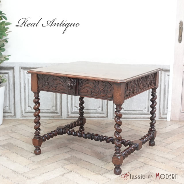 楽天市場】輸入家具 アンティーク デスク アンティーク家具 ダイニング