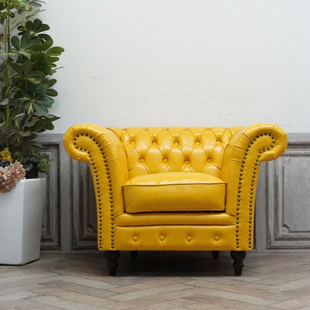 楽天市場】輸入家具 おしゃれ ソファ 1人掛け ソファー ヴィンセント