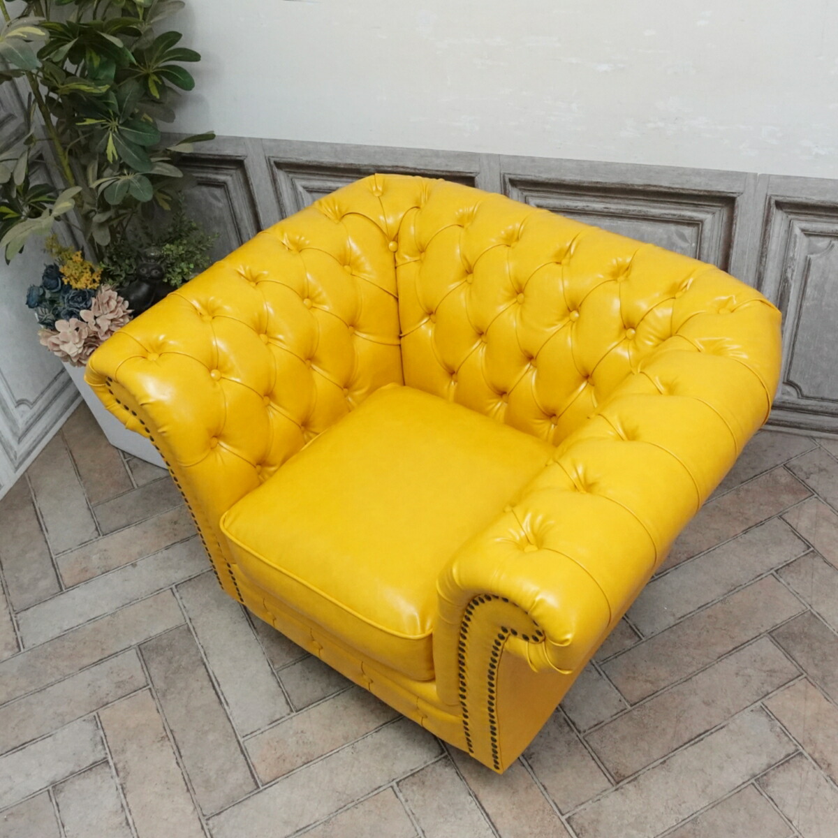 楽天市場】輸入家具 おしゃれ ソファ 1人掛け ソファー ヴィンセント