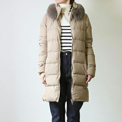 楽天市場】DUVETICA デュベティカ フォックスファー2WAYミドル丈ダウン