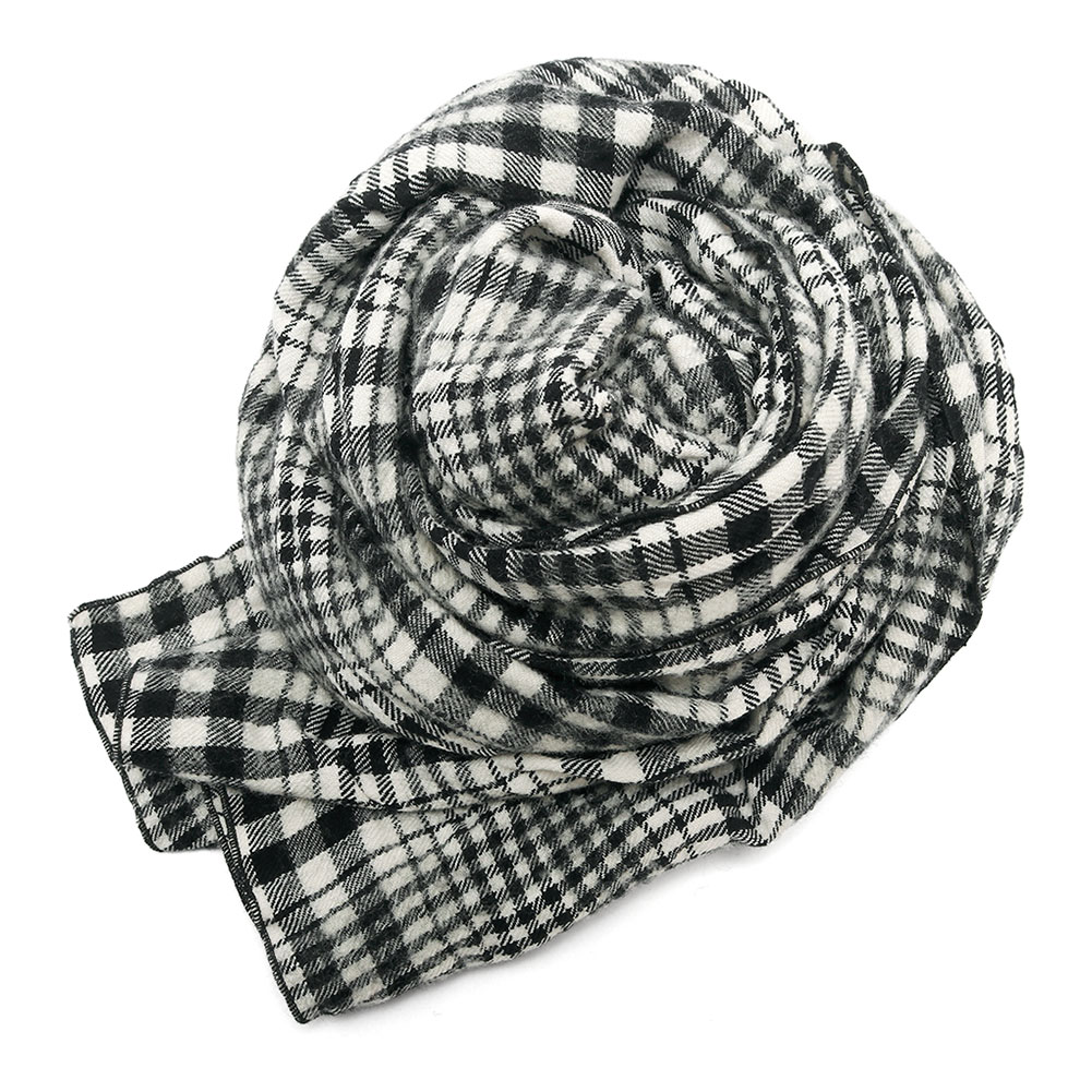 楽天市場】prit プリット ウールコットンタータンチェックストール