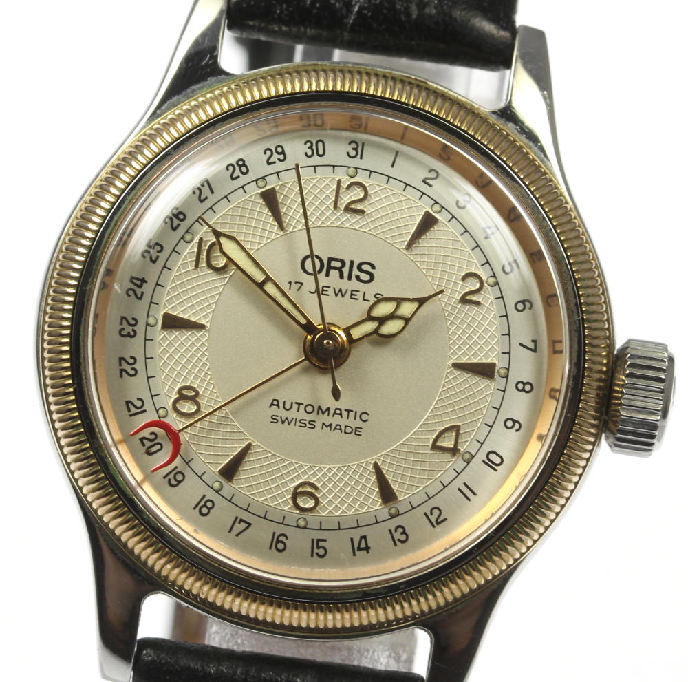 楽天市場】【ORIS】オリス ポインターデイト 裏スケ 7400B 自動巻き