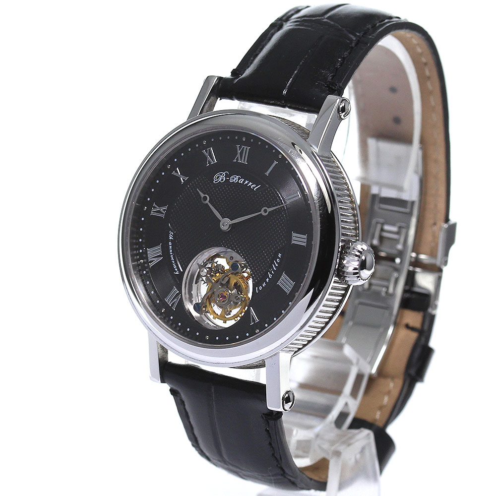 楽天市場】ビーバレル B-BARREL トゥールビヨン 手巻き メンズ _800069