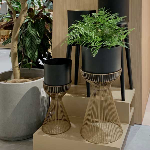 楽天市場】CLOVER(クローバー) アイアンプランター ウィズカーヴ