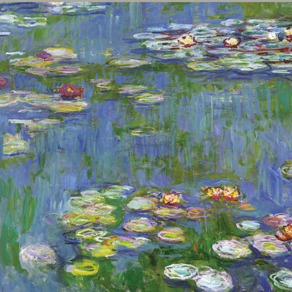 楽天市場】モネ 「睡蓮」 F8号（額外寸61x49.5cm） 高精彩工芸画＋手彩
