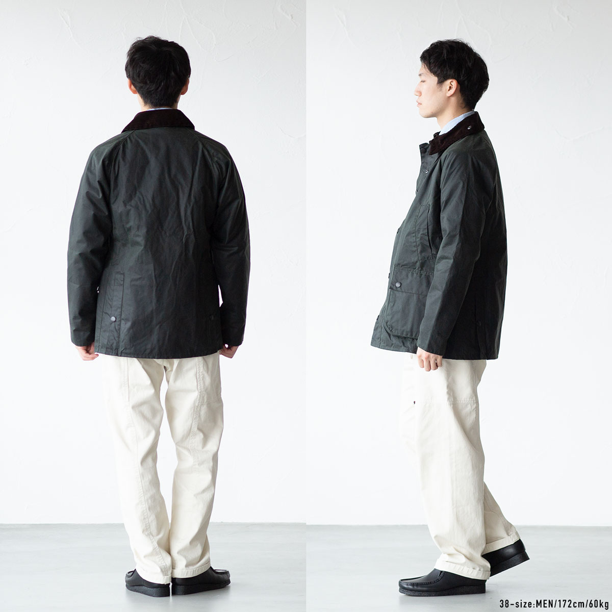 楽天市場】バブアー ビデイル SL ワックス ジャケット MWX1758 メンズ