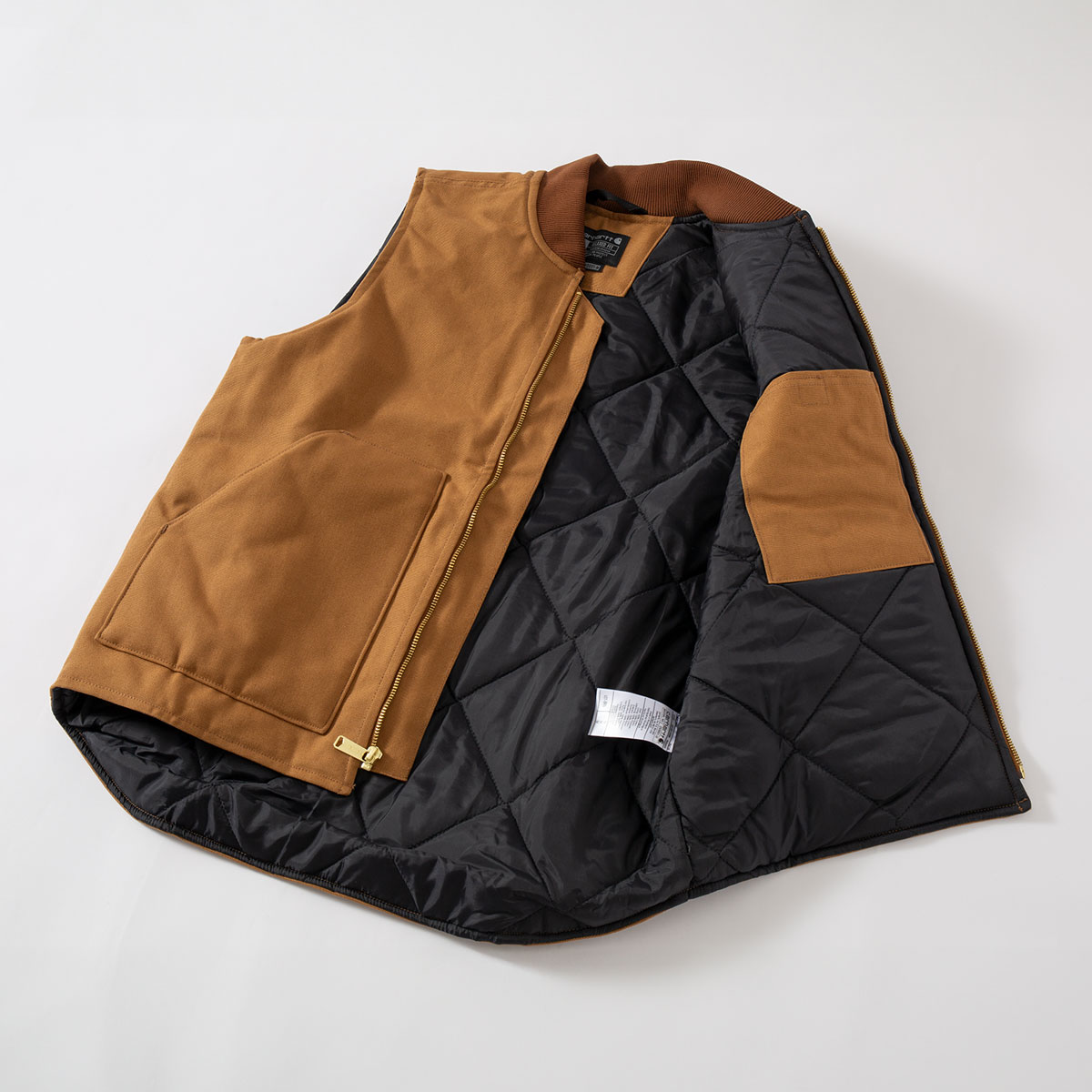 楽天市場】米国直輸入 カーハート ダック ベスト キルティング裏地