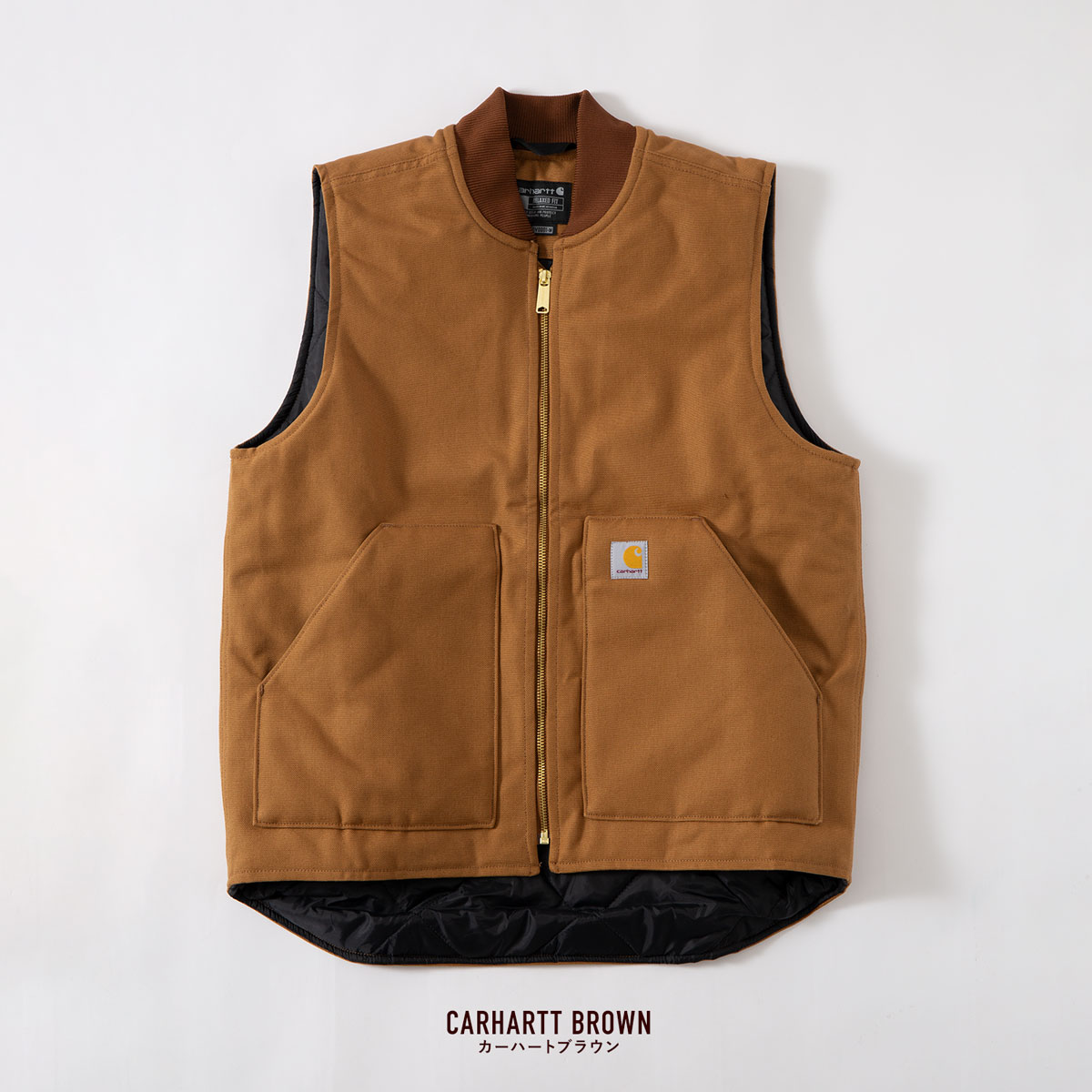 楽天市場】米国直輸入 カーハート ダック ベスト キルティング裏地