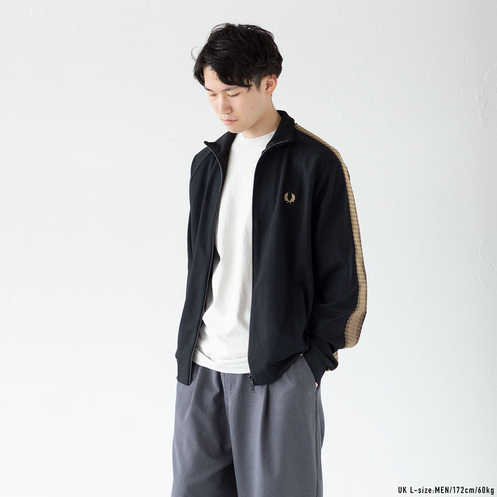 楽天市場】フレッドペリー ジャージ FRED PERRY クロチェット テープ