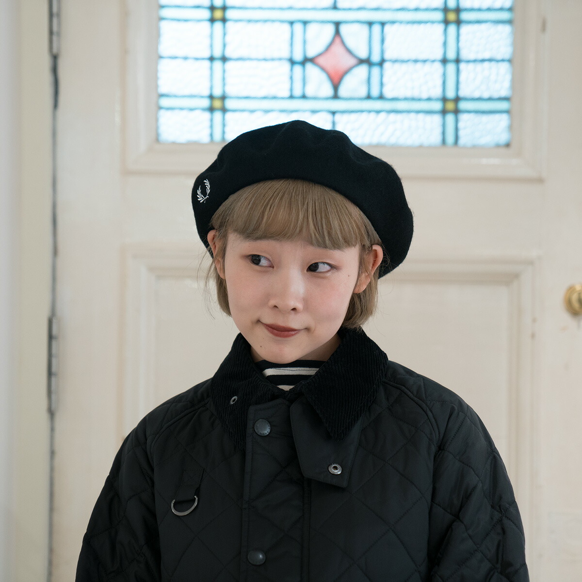 楽天市場】フレッドペリー FRED PERRY ウール ベレー帽 HW7646