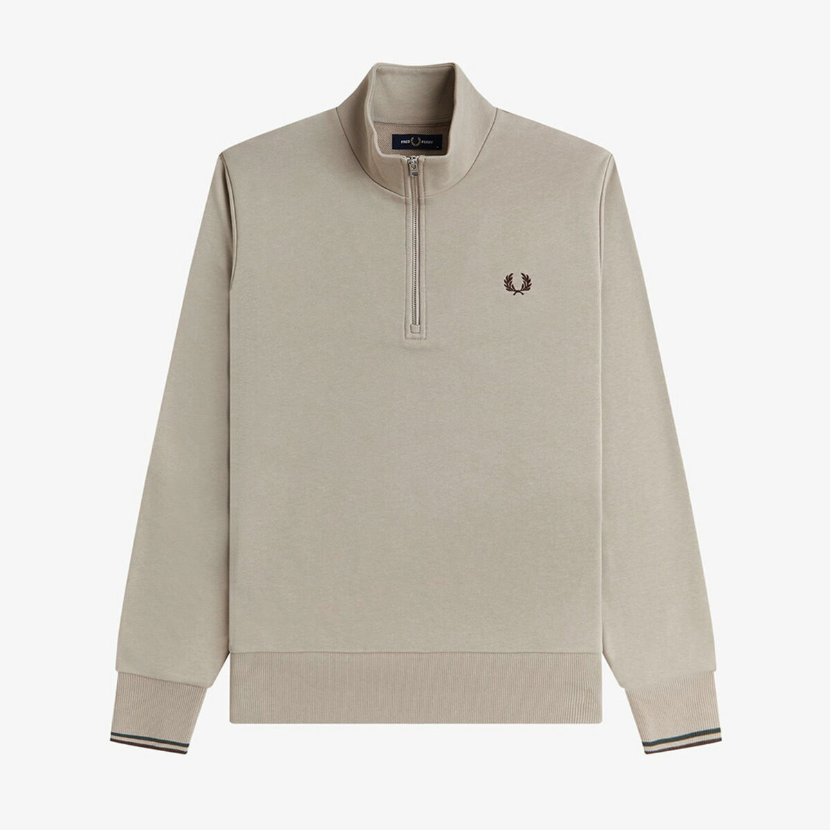 楽天市場】フレッドペリー FRED PERRY ハーフジップ スウェットシャツ