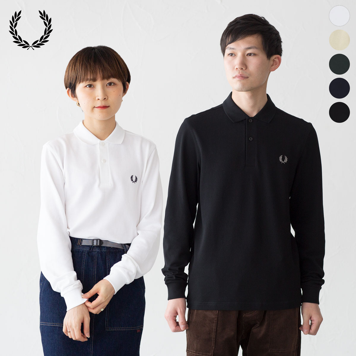 楽天市場】フレッドペリー 長袖 ポロシャツ FRED PERRY M6006 メンズ