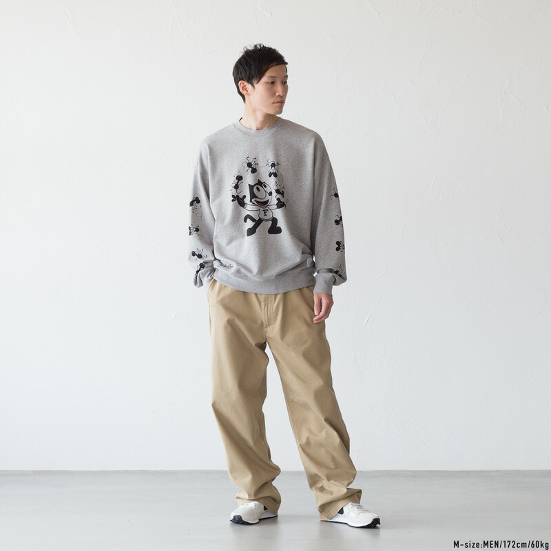 楽天市場】フィリックス・ザ・キャット クルー スウェットシャツ A1245