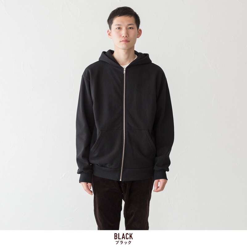 楽天市場】ロサンゼルスアパレル パーカー 14OZ ヘビーフリース ジップ