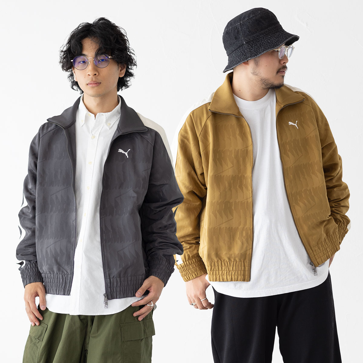 L GEAR SOLID V ✖︎ PUMA コラボ トラック ジャケット メンズ CORE HERITAGE ワッフル トラック ジャケット | PUMA 日本