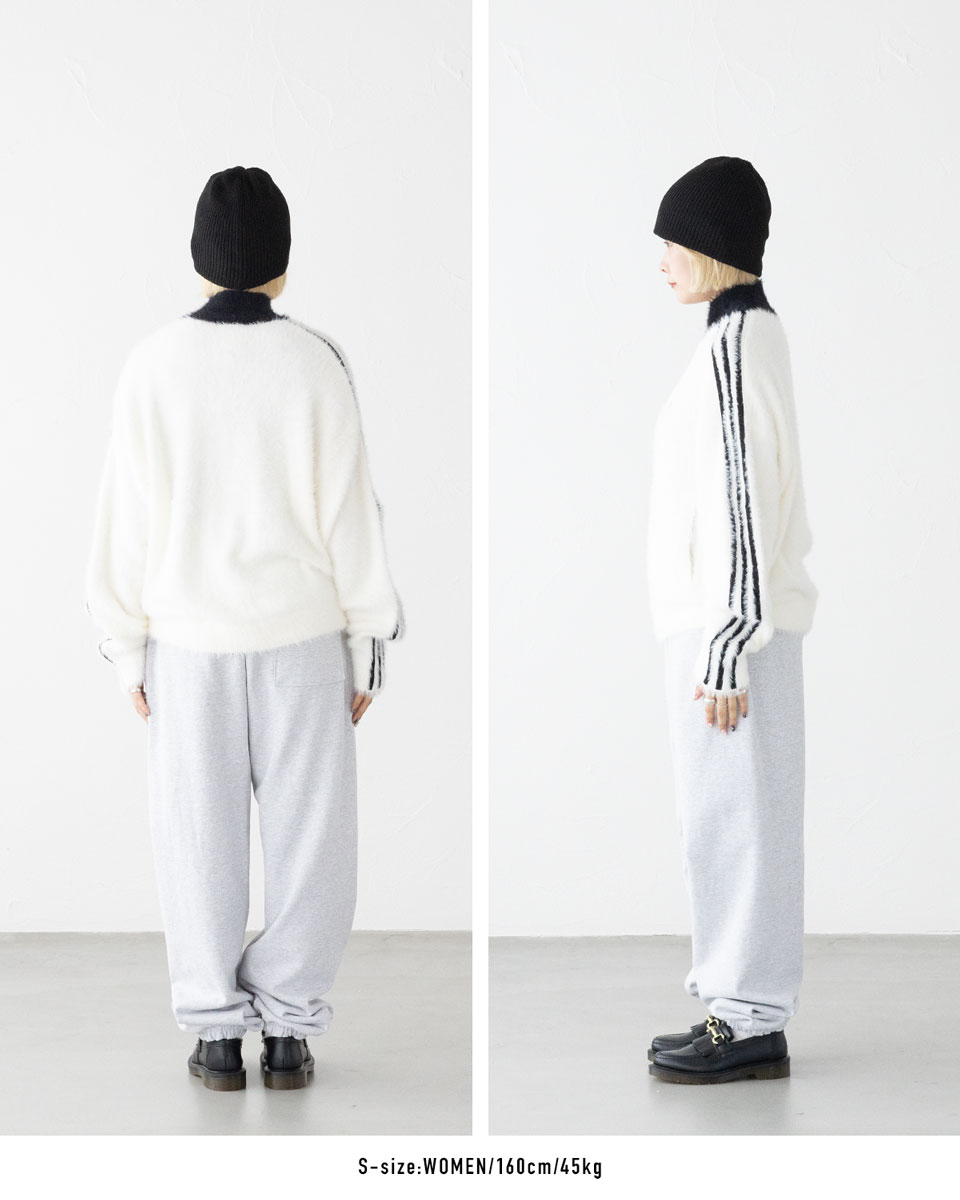 楽天市場】アディダス ジャージ フェイクモヘア ニット トラック