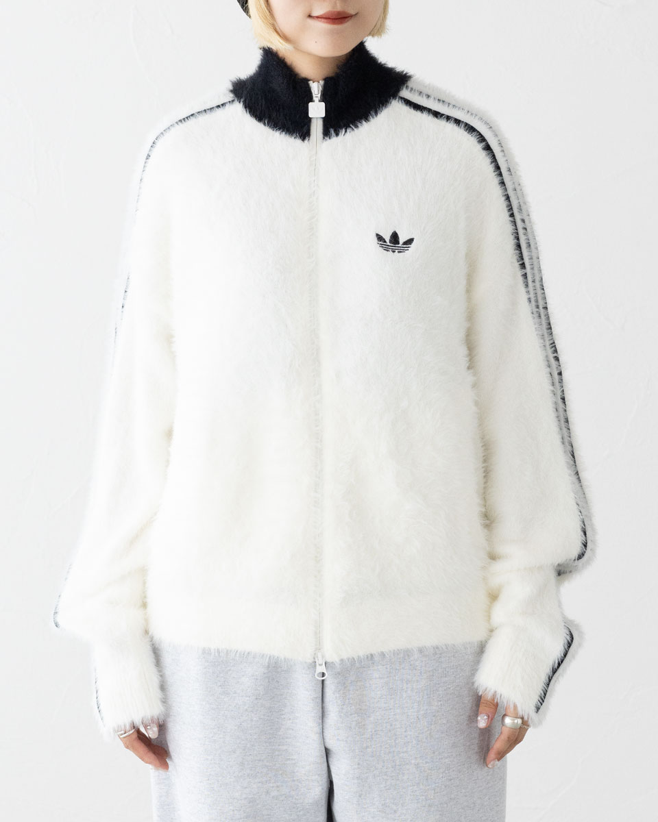 楽天市場】アディダス ジャージ フェイクモヘア ニット トラック