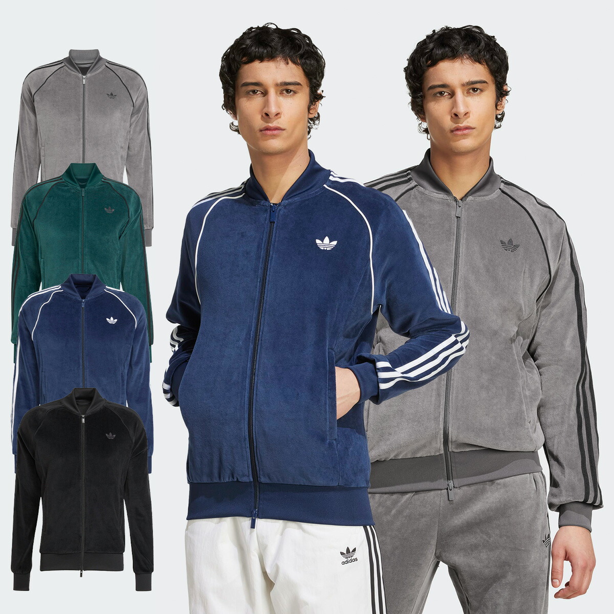 楽天市場】adidas original ジャージ ベロアの通販