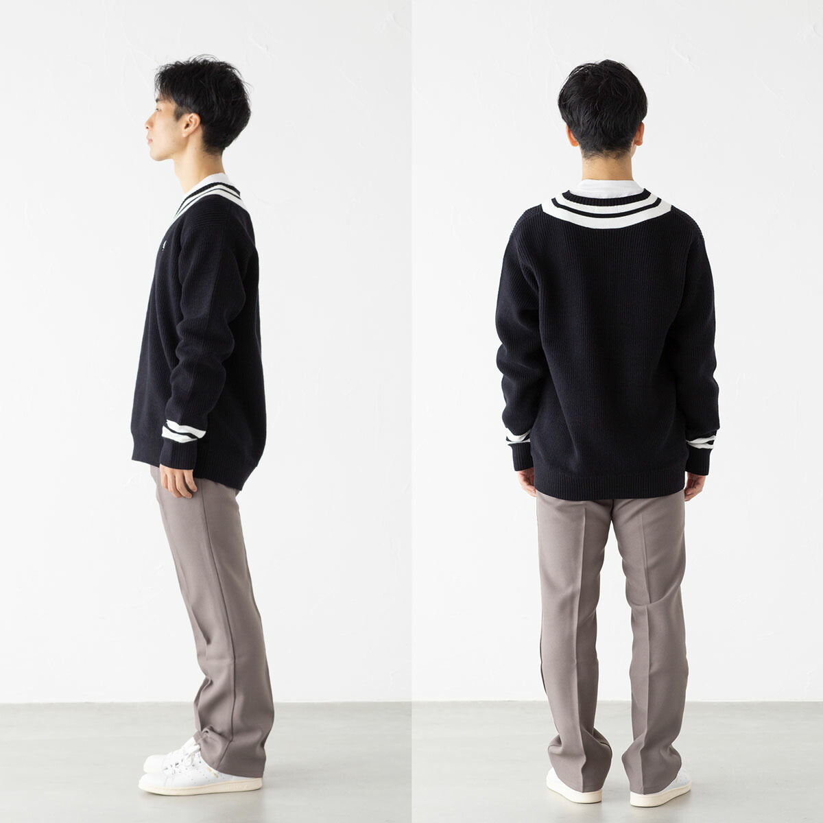 楽天市場】フレッドペリー FRED PERRY ストライプド Vネック