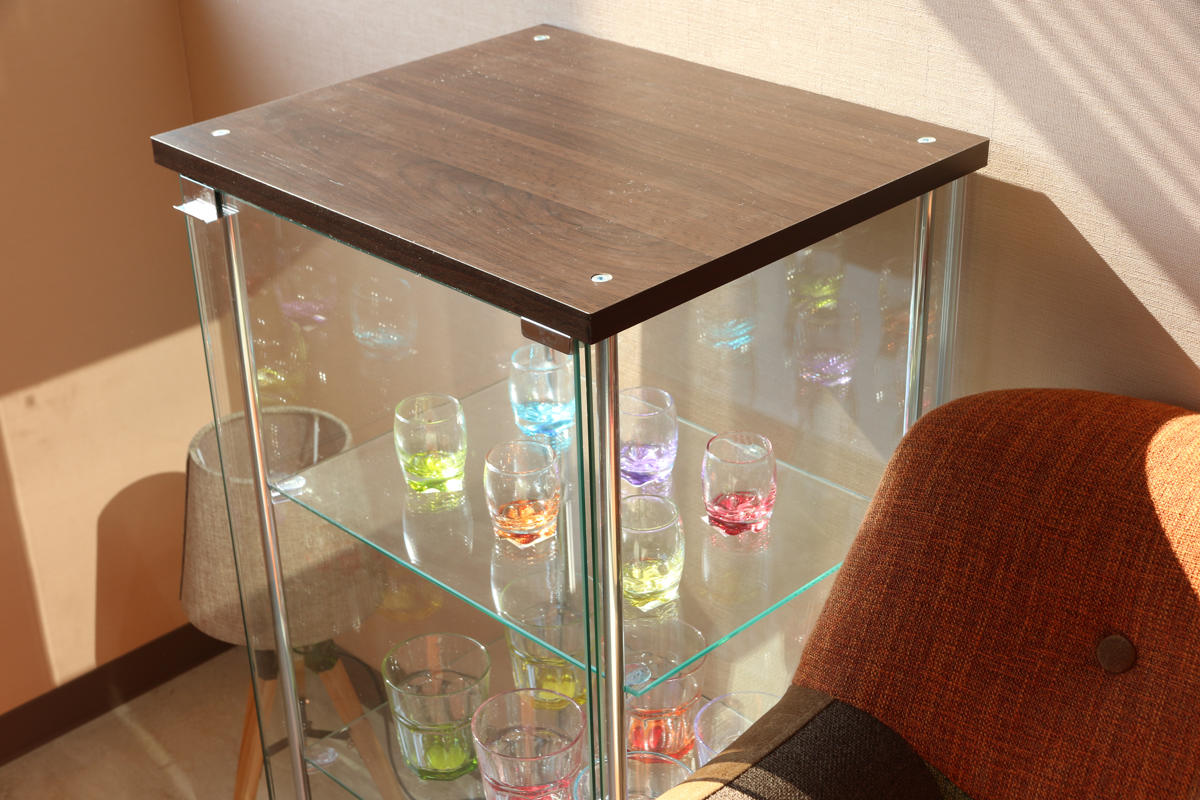 楽天市場】ショーケース 幅42.5cm 3段 コレクションケース ガラス製