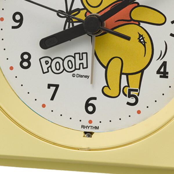 楽天市場】目覚まし時計 くまのプーさん 時計 ライト付き 置き時計