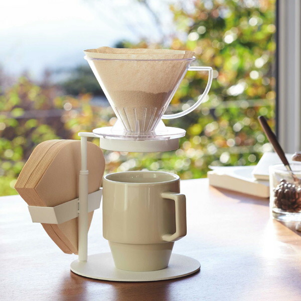 楽天市場】山崎実業 tower コーヒードリッパースタンド シングル