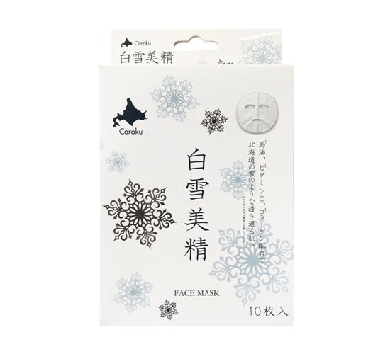 楽天市場】【白雪美精 フェイスマスク 10枚入り】Coroku 小六 プチ