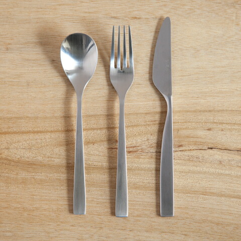 楽天市場】SUNAOカトラリー3点セット ナイフ フォーク スプーン