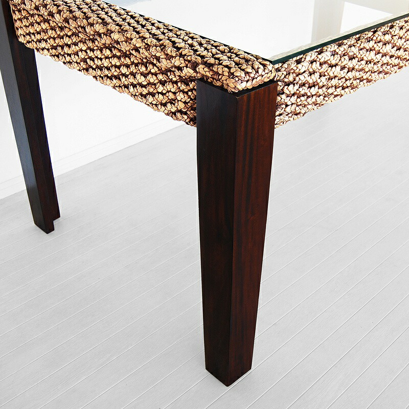 楽天市場】送料無料 ウォーターヒヤシンス・ダイニングテーブル