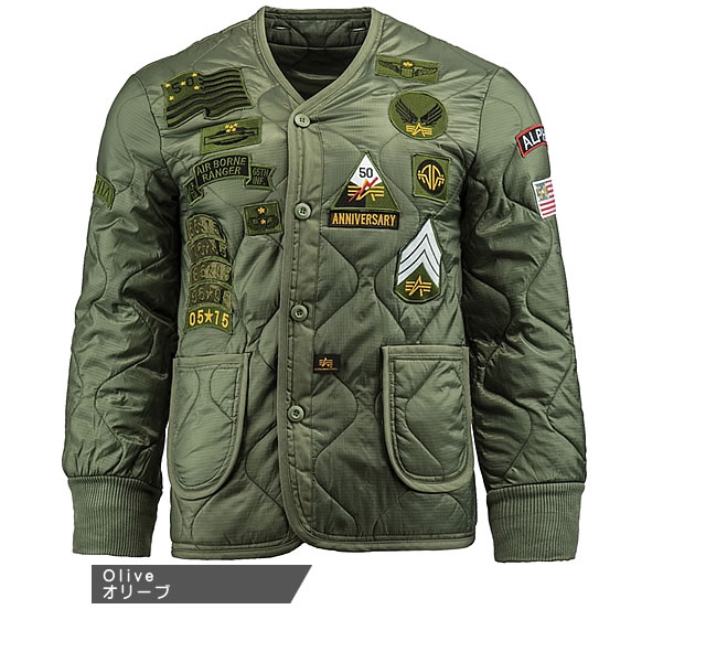 楽天市場】アルファ インダストリーズ M-65 50th ANNIVERSARY LINER