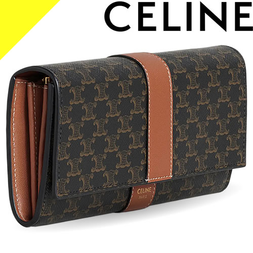 楽天市場】セリーヌ 財布 長財布 レディース フラップウォレット