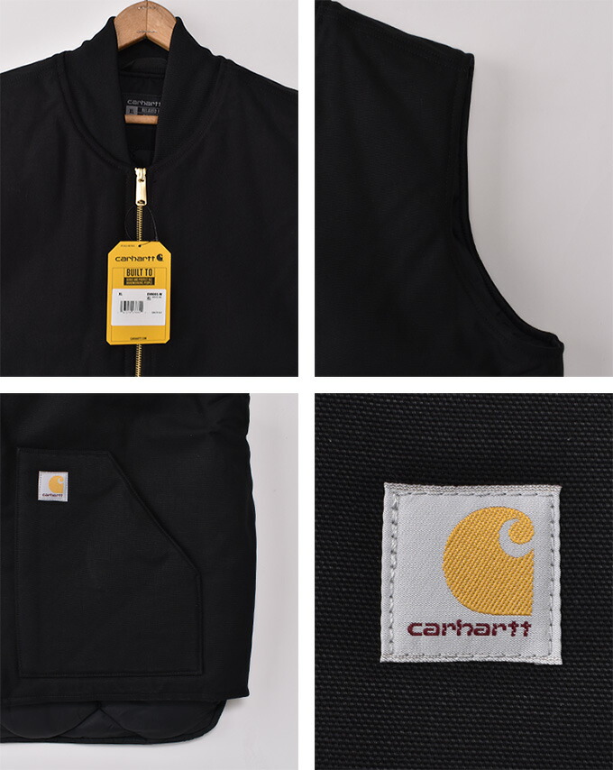 楽天市場】CARHARTT / V01 DUCK VEST / BLACKカーハート / ダック