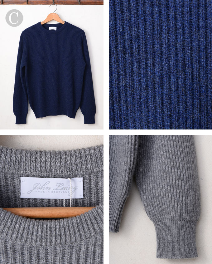 楽天市場】John Laing / NEW FRENCH CLASSIC CREW NECK SWEATER